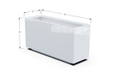 Aluminum Rectangular Outdoor or Indoor Planters - Plantercraft
