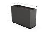 30% OFF Aluminum Rectangular Planter – 84" x 18" x 24"