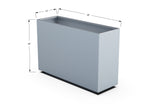 30% OFF Aluminum Rectangular Planter – 84" x 18" x 24"