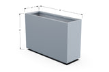 30% OFF Aluminum Rectangular Planter – 84" x 18" x 24"