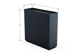 Aluminum Rectangular Planter – 36" H
