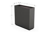 Aluminum Rectangular Planter – 36" H