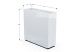 Aluminum Rectangular Planter – 36" Height - Plantercraft