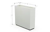 Aluminum Rectangular Planter – 36" Height - Plantercraft