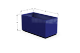 Aluminum Rectangular Planter – 12" to 20" H