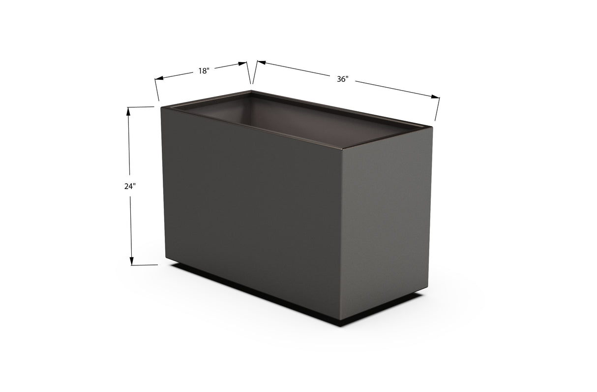 30% OFF Aluminum Rectangular Planter – 84" x 18" x 24"