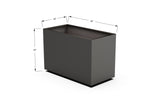 30% OFF Aluminum Rectangular Planter – 84" x 18" x 24"