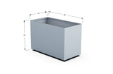 30% OFF Aluminum Rectangular Planter – 84" x 18" x 24"