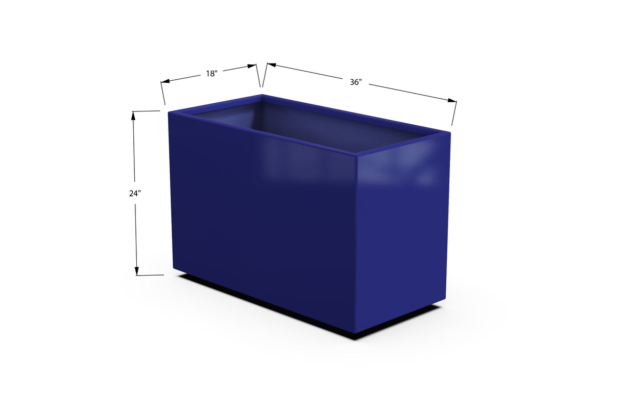 30% OFF Aluminum Rectangular Planter – 84" x 18" x 24"