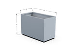 30% OFF Aluminum Rectangular Planter – 84" x 18" x 24"