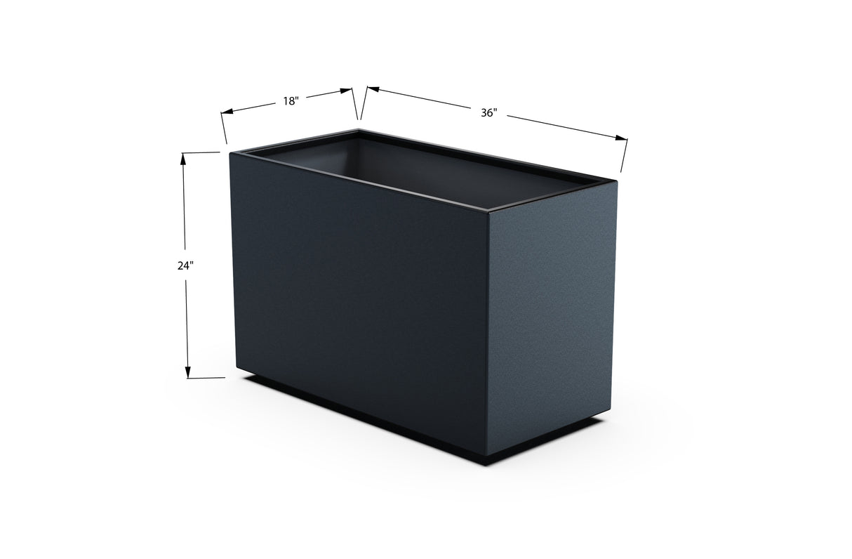 30% OFF Aluminum Rectangular Planter – 84" x 18" x 24"
