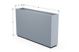 Aluminum Rectangular Outdoor or Indoor Planters - Plantercraft