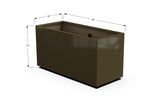 30% OFF Aluminum Rectangular Planter – 84" x 18" x 24"
