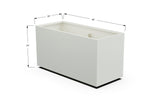 30% OFF Aluminum Rectangular Planter – 84" x 18" x 24"