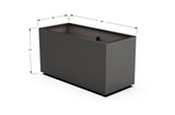 30% OFF Aluminum Rectangular Planter – 84" x 18" x 24"