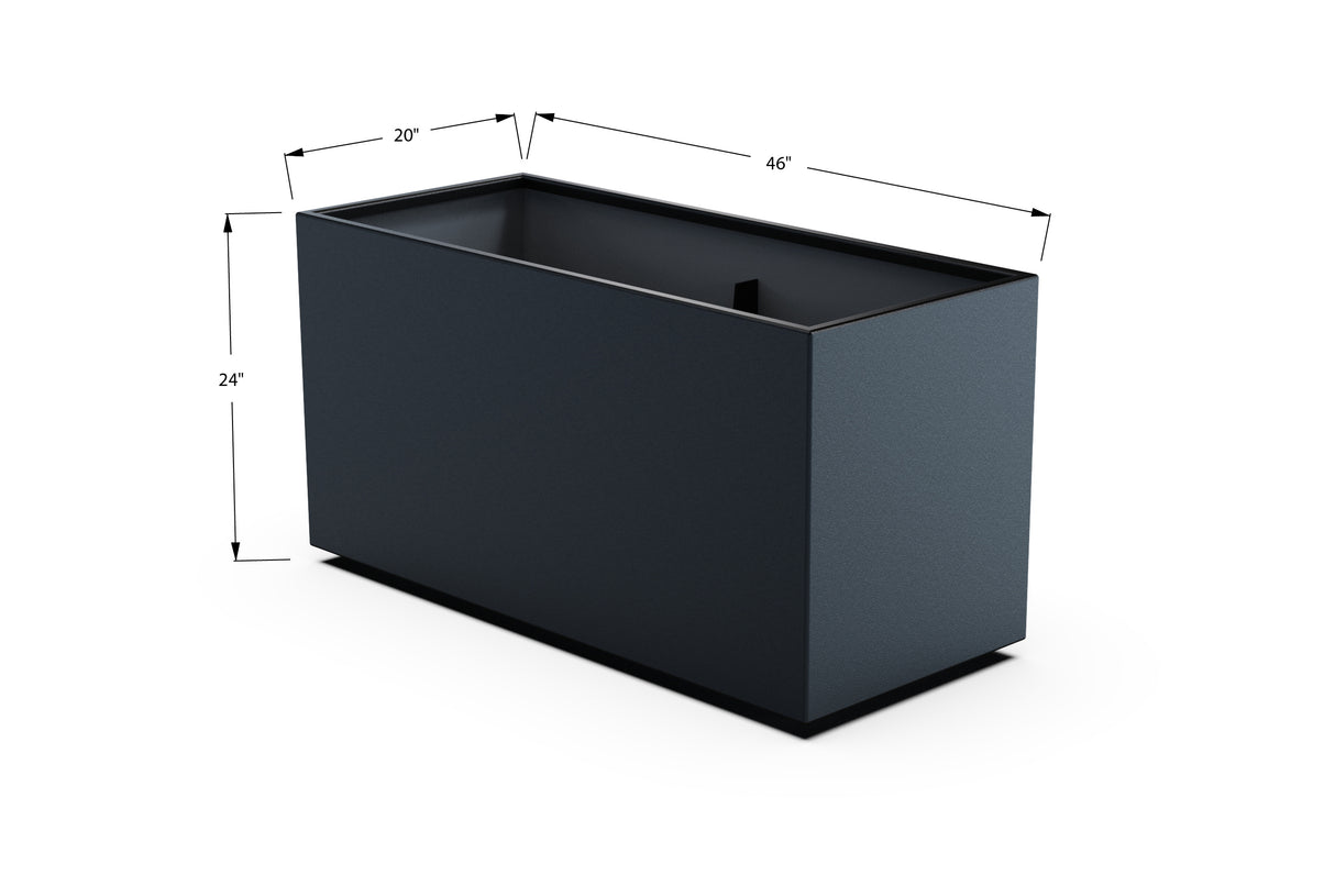 30% OFF Aluminum Rectangular Planter – 84" x 18" x 24"