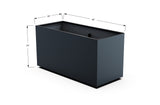 30% OFF Aluminum Rectangular Planter – 84" x 18" x 24"