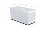 30% OFF Aluminum Rectangular Planter – 84" x 18" x 24"