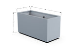 30% OFF Aluminum Rectangular Planter – 84" x 18" x 24"