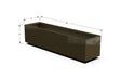 Aluminum Rectangular Outdoor or Indoor Planters - Plantercraft