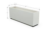 Aluminum Rectangular Outdoor or Indoor Planters - Plantercraft