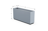 30% OFF Aluminum Rectangular Planter – 84" x 18" x 24"