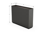 Aluminum Rectangular Planter – 36" H