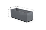 Aluminum Rectangular Outdoor or Indoor Planters - Plantercraft