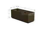 Aluminum Rectangular Outdoor or Indoor Planters - Plantercraft