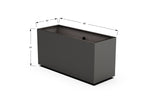 30% OFF Aluminum Rectangular Planter – 84" x 18" x 24"