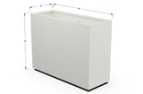 Aluminum Rectangular Planter – 36" H
