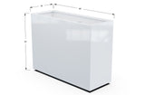 Aluminum Rectangular Planter – 36" H