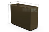 Aluminum Rectangular Planter – 36" H