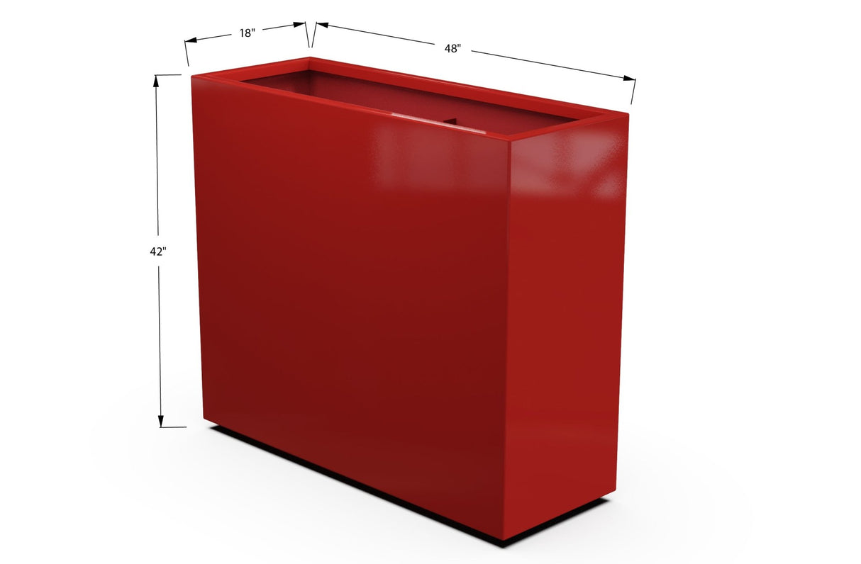Aluminum Rectangular Planter - Plantercraft