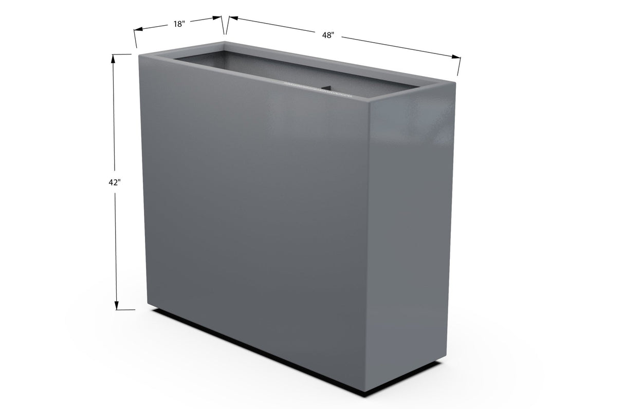 Aluminum Rectangular Planter - Plantercraft