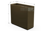 Aluminum Rectangular Planter - Plantercraft