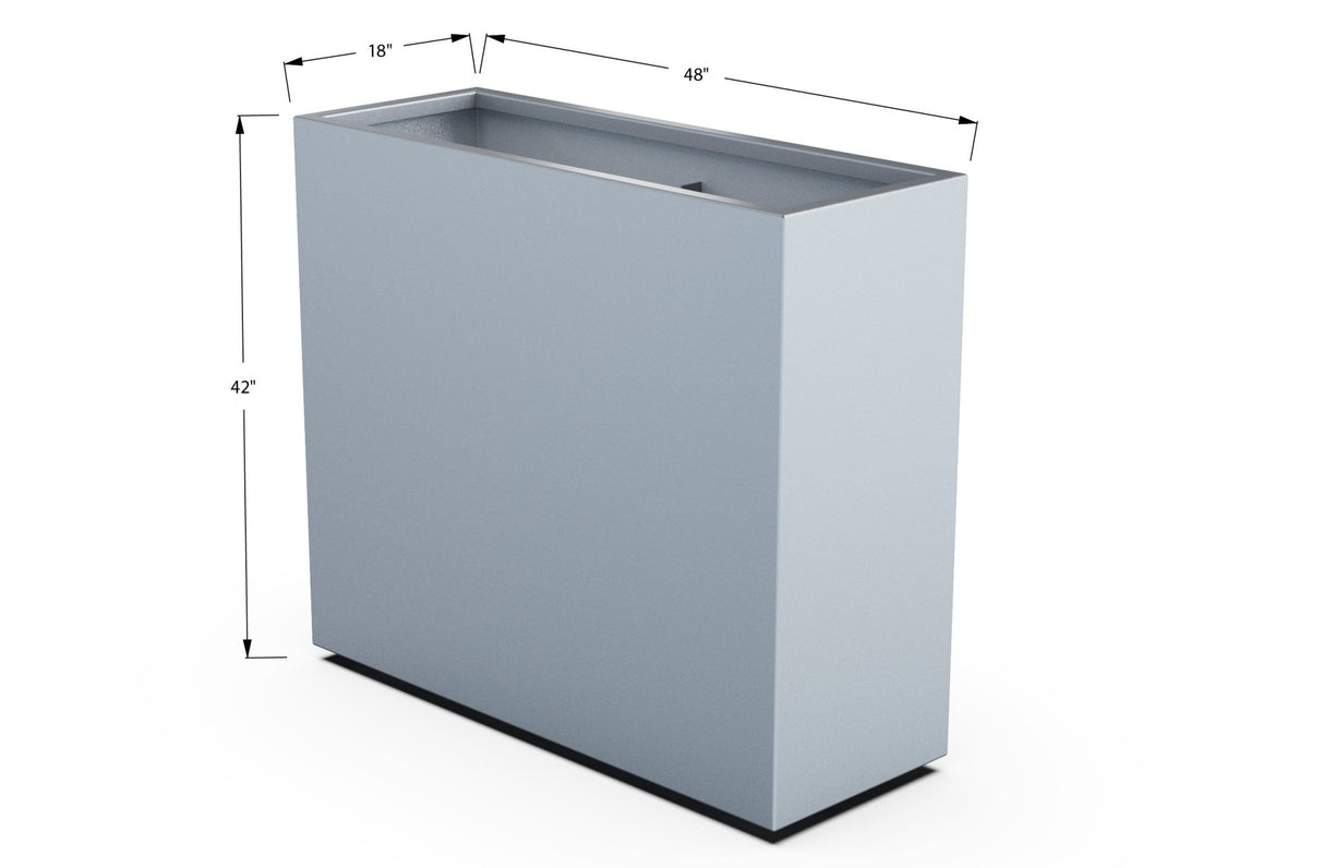 Aluminum Rectangular Planter - Plantercraft