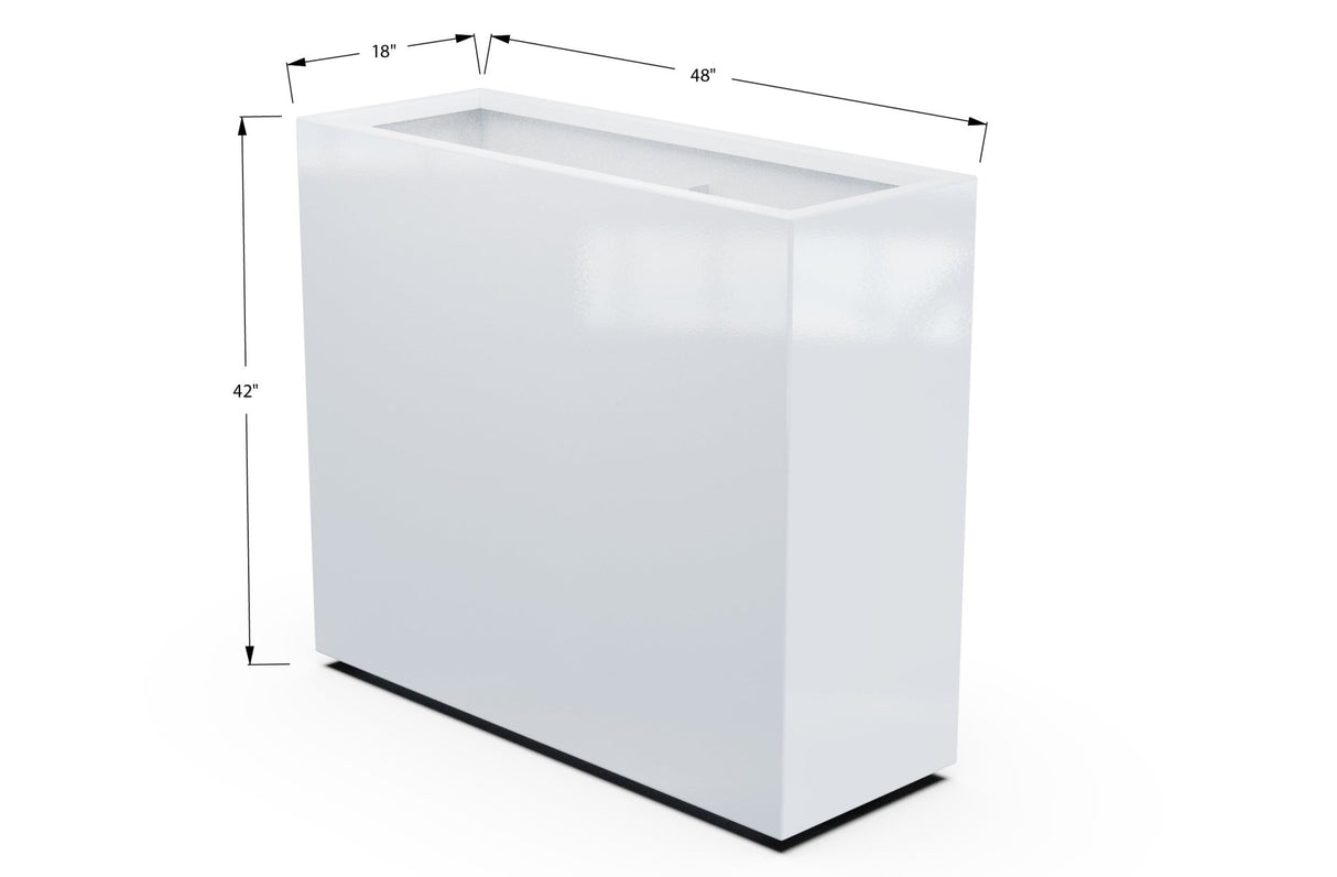 Aluminum Rectangular Planter - Plantercraft