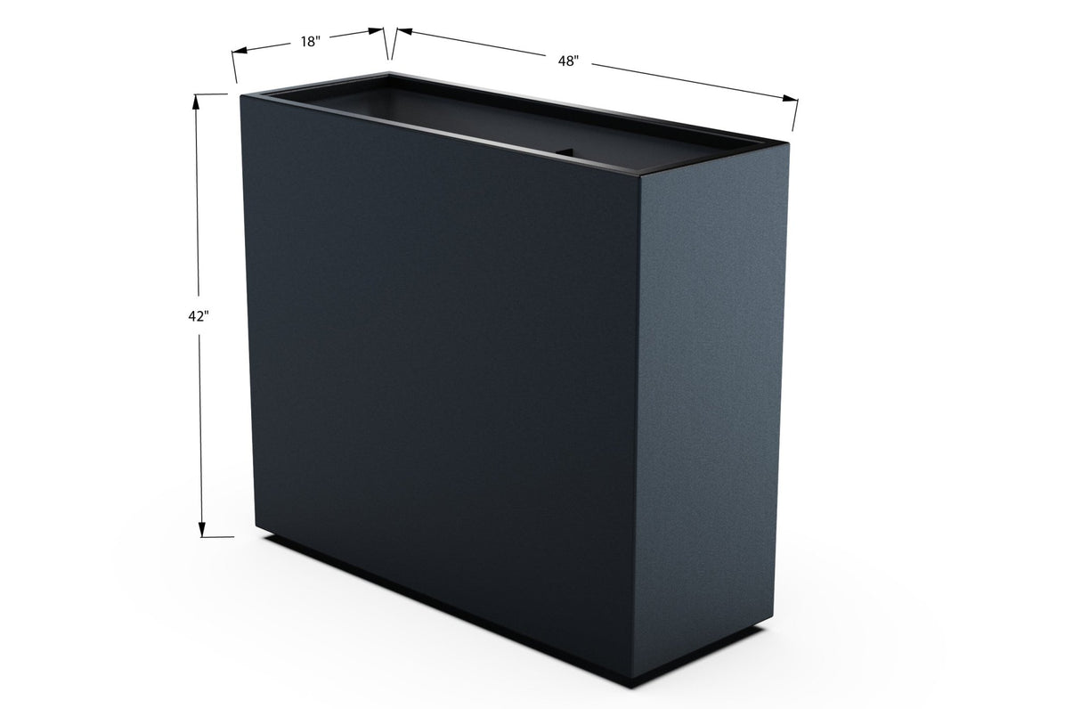 Aluminum Rectangular Planter - Plantercraft