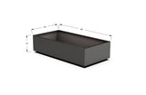 Aluminum Rectangular Outdoor or Indoor Planters - Plantercraft