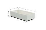 Aluminum Rectangular Outdoor or Indoor Planters - Plantercraft