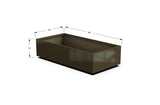 Aluminum Rectangular Planter – 12" to 20" H