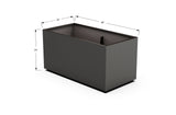 30% OFF Aluminum Rectangular Planter – 84" x 18" x 24"