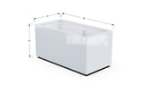 30% OFF Aluminum Rectangular Planter – 84" x 18" x 24"