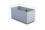 30% OFF Aluminum Rectangular Planter – 84" x 18" x 24"