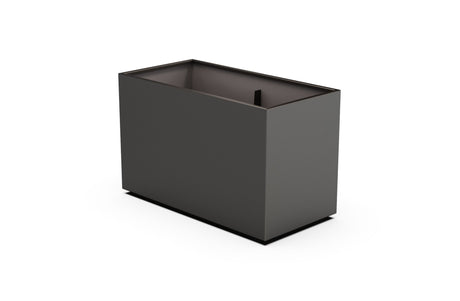 Aluminum Rectangular Planter – 30" Height - Plantercraft