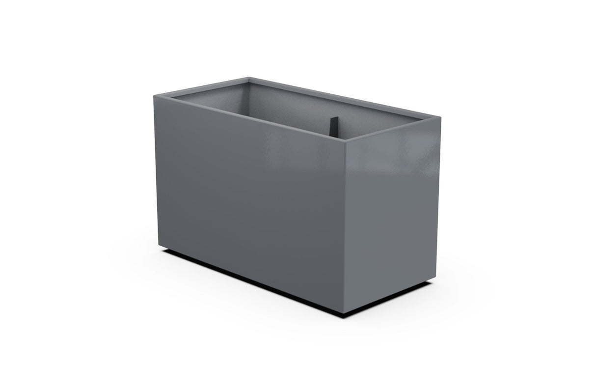 Aluminum Rectangular Planter – 30" Height - Plantercraft