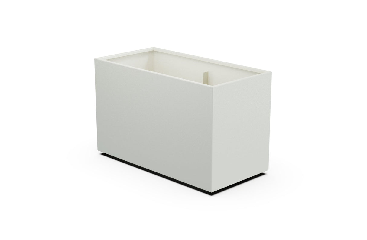 Aluminum Rectangular Planter – 30" Height - Plantercraft