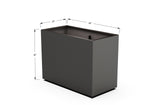 Aluminum Rectangular Planter – 36" H