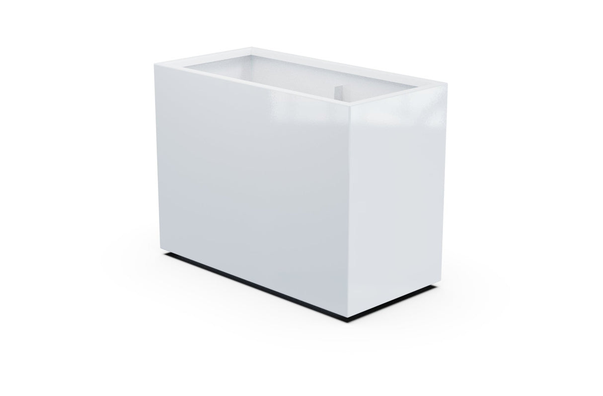 Aluminum Rectangular Planter – 36" Height - Plantercraft